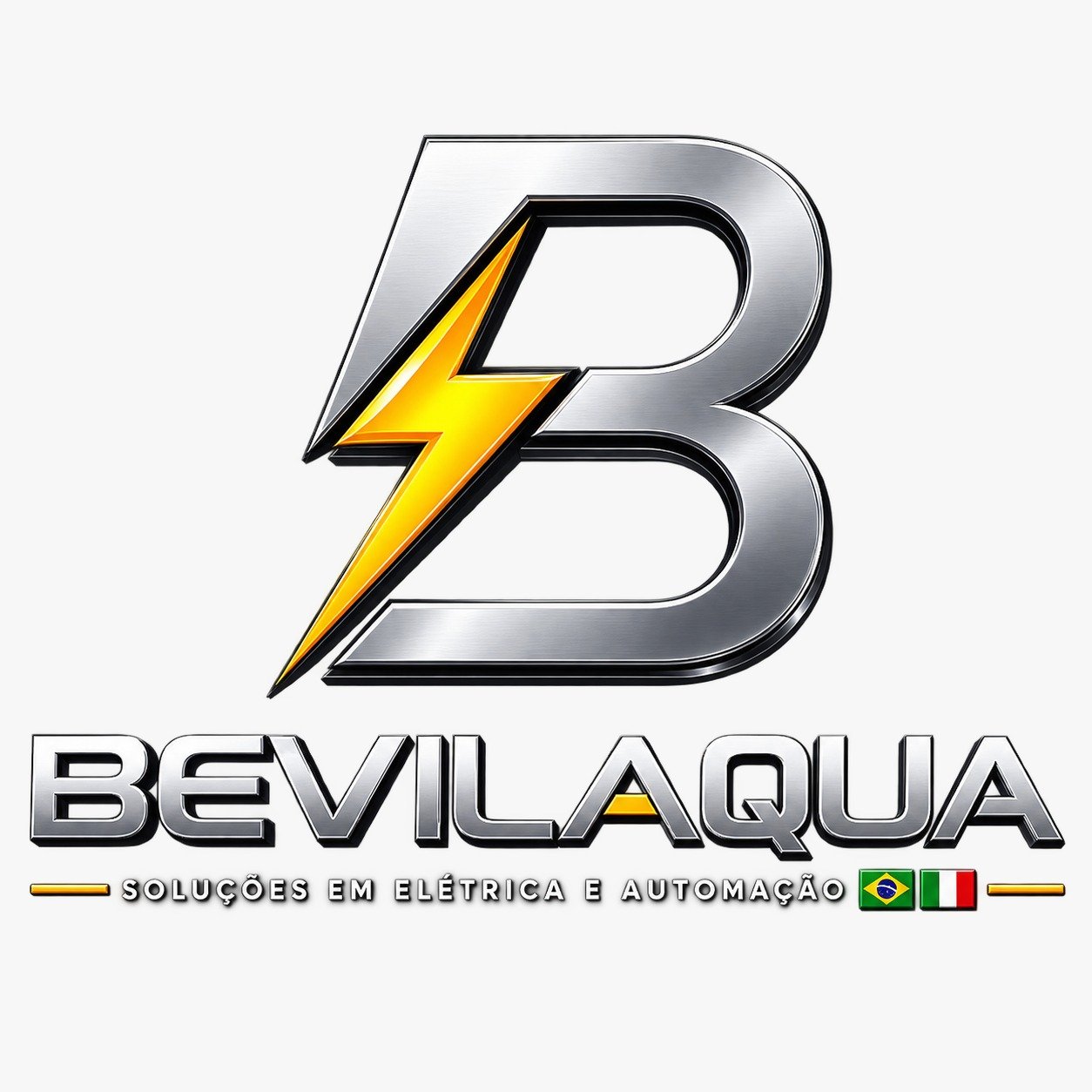 Logomarca oficial Bevilaqua Soluções em Elétrica e Automação