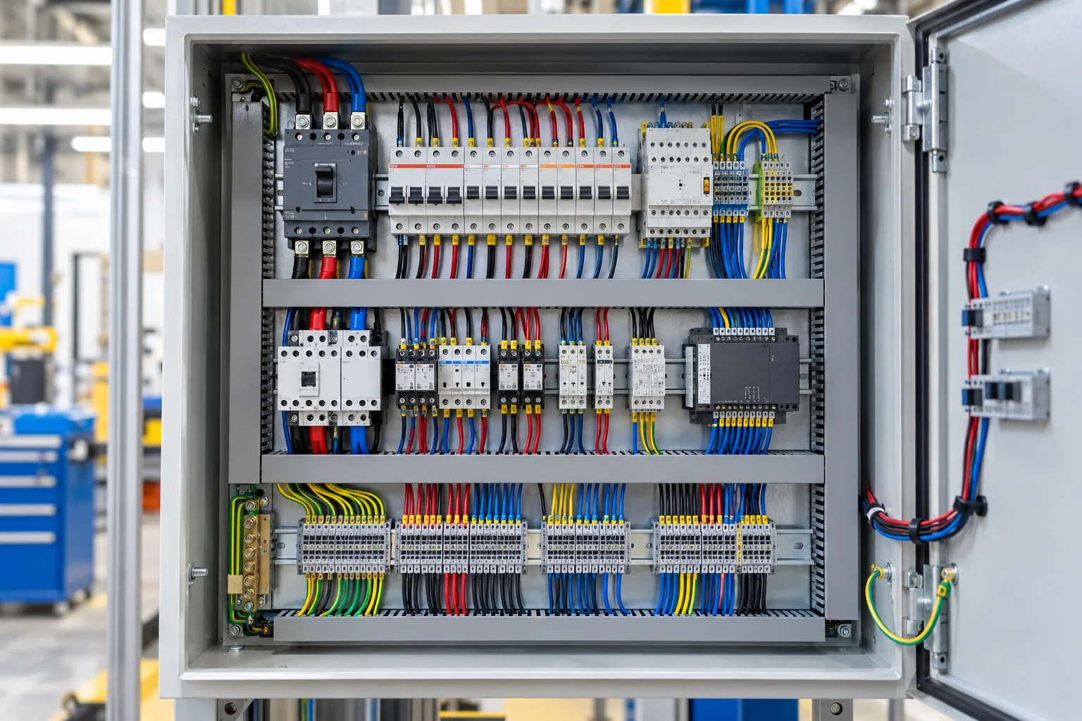 Painel elétrico industrial